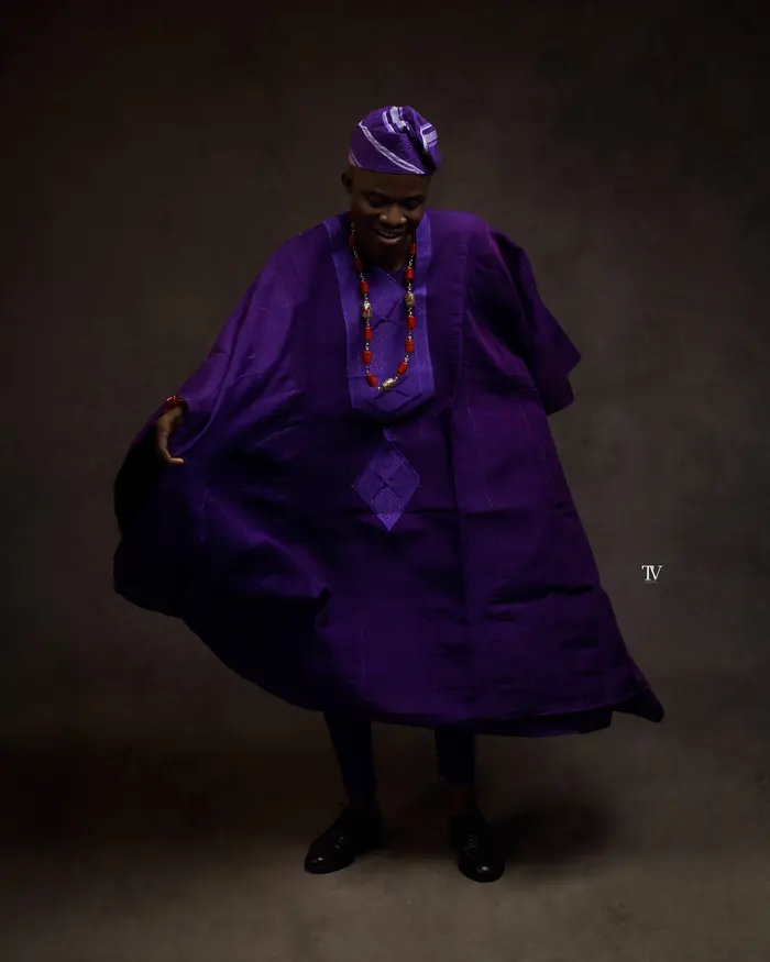 Studio portrait, agbada